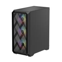 FAZEON F4 650W 80+ BRONZE 4x120MM RGB FANLI mATX MESH KASA
